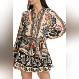 Farm Rio Romantic Garden mini dress